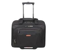 American Tourister AT Work - 15.6 Zoll Laptoptasche mit Rollen, 44 cm, 22 L, Schwarz/Orange (Black/Orange)