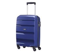 American Tourister Bon Air Spinner Handgepäck-Koffer, 55 cm | Blau, Hartschalenkoffer, 55H x 40W x 20D cm, 31.5 L, 2.5 kg, mit TSA-Schloss, innenl. Kreuzgurten und Polypropylen-Schale
