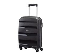 American Tourister Bon Air Spinner Handgepäck-Koffer, 55 cm | Schwarz, Hartschalenkoffer, 55H x 40W x 20D cm, 31.5 L, 2.5 kg, mit TSA-Schloss, innenl. Kreuzgurten und Polypropylen-Schale