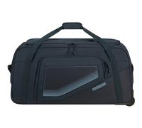 American Tourister City Racer - Reisetasche mit Rollen 77 cm, 129 L - Viel Stauraum & Separates Schuhfach - Wasserabweisend, Mehrere Griffe, Robust - Blau (Navy)