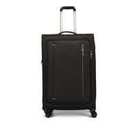 American Tourister Cloudrider Spinner L Exp Tsa Jet Black Koffer mit 4 Rollen Weichgepäck