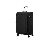 American Tourister Cloudrider Spinner L Exp Tsa Jet Black Koffer mit 4 Rollen Weichgepäck
