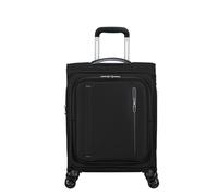 American Tourister Cloudrider Spinner S Exp Tsa Jet Black Koffer mit 4 Rollen Weichgepäck