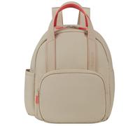 American Tourister Puffypop - Mini Rucksack für Damen (35 cm, 8.5 L) - Fach für AirPods & Tablet - 2 Flaschenhalter - Beige