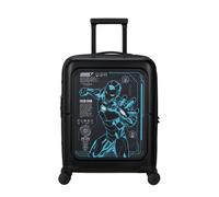 American Tourister Dashpop Disney - Handgepäck Koffer 55x40x20/23 cm, Erweiterbarer Hartschalen Kabinentrolley für Ryanair & die meisten Airlines, 41/47L, Iron Man