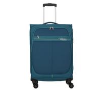 American Tourister Deep Dive 4 Rollen Trolley 67 cm mit Dehnfalte teal-lime (TAS017958) tuerkis