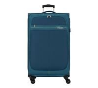 American Tourister Deep Dive 4 Rollen Trolley L 80 cm mit Dehnfalte teal-lime (TAS017959) blau
