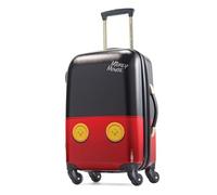 American Tourister Disney Hartschalengepäck mit Spinnrollen, Schwarz, Rot, Carry-On 21-Inch, Disney Hartschalengepäck mit Spinnrollen