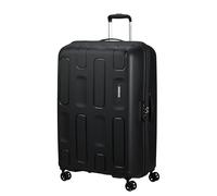 American Tourister Ellipso Spinner Check-in-Koffer, 79 cm | Schwarz, Hartschalenkoffer, 79H x 54W x 33D cm, 104 L, 3.8 kg, mit TSA-Schloss und leichtlaufenden Spinnerrollen