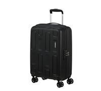 American Tourister Ellipso Spinner Handgepäck-Koffer, 55 cm | Schwarz, Weichgepäck-Koffer, 55H x 40W x 20D cm, 32 L, 2.10 kg, mit TSA-Schloss und leichtlaufenden Spinnerrollen