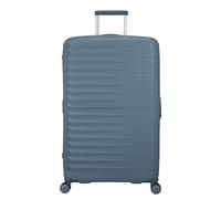 Hartschalen-Trolley AMERICAN TOURISTER "FASTFORWARD, verschiedene Größen und Farben", Gr. B/H/T: 50cm x 78cm x 30cm 108 l, blau (steel blau), Polypropylen, unifarben, Koffer, Hartschalen-Koffer person
