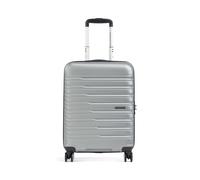 American Tourister Flashline Spinner 55/20 Tsa Sky Silver Koffer mit 4 Rollen Weichgepäck