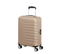 American Tourister Flashline Spinner Handgepäck-Koffer, 55 cm | Elfenbeingold, Hartschalenkoffer, 55H x 40W x 20D cm, 34 L, 2.6 kg, mit TSA-Schloss und innenliegenden Kreuzgurten
