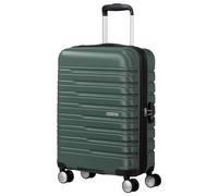 American Tourister Flashline Spinner Handgepäck-Koffer, 55 cm | Grün, Hartschalenkoffer, 55H x 40W x 20D cm, 34 L, 2.6 kg, mit TSA-Schloss und innenliegenden Kreuzgurten
