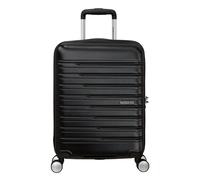 American Tourister Flashline Spinner Handgepäck-Koffer, 55 cm | Schwarz, Hartschalenkoffer, 55H x 40W x 20D cm, 34 L, 2.6 kg, mit TSA-Schloss und innenliegenden Kreuzgurten