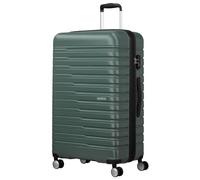 American Tourister Flashline Spinner Handgepäck-Koffer, 78 cm | Grün, erweiterb. Hartschalenk., 100/109 L, 4.4 kg, mit TSA-Schloss, innenl. Kreuzgurten und Netz-Trenner m. RV-Tasche