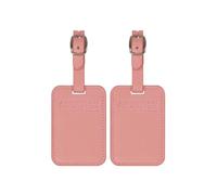 American Tourister Gepäckanhänger – Set aus 2 mit verstellbarem Riemen & Adresskarte, Solar Pink