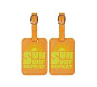 American Tourister Graphic Tags Gepäckanhänger - Set aus 2 Stück Sun Surf Repeat