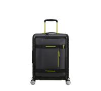Handgepäck-Trolley AMERICAN TOURISTER "HELLO CABIN, 55", Gr. B/H/T: 40cm x 55cm x 22cm 39 l, schwarz (schwarz, lime), Polypropylen, Koffer, Handgepäck-Koffer Reisegepäck Koffer TSA-Zahlenschloss (9390