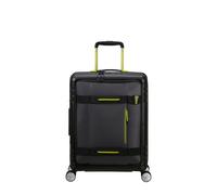 Handgepäck-Trolley AMERICAN TOURISTER "HELLO CABIN, 55", Gr. B/H/T: 40cm x 55cm x 22cm 39 l, schwarz (schwarz, lime), Polypropylen, Koffer, Handgepäck-Koffer Reisegepäck Koffer TSA-Zahlenschloss (9390