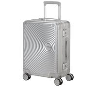 American Tourister Handgepäckkoffer Soundbox Alu Spinner 55cm silber