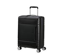 American Tourister Hello Cabin - Spinner S, Erweiterbar Handgepäck, 55 cm, 39/45 L, Schwarz (Onyx Black)