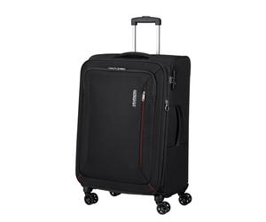 American Tourister - HYPERSPEED 4Rad-Weichgepäcktrolley Spinner 68 Jet Black Schwarz, 66 CM