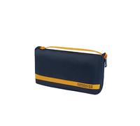 American Tourister - Kofferschutzhülle L, Faltbare Kofferhülle, Reisekoffer Schutz, 71 x 50 x 30 cm, Blau/Orange