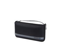 American Tourister - Kofferschutzhülle L, Faltbare Kofferhülle, Reisekoffer Schutz, 71 x 50 x 30 cm, Schwarz/Grau