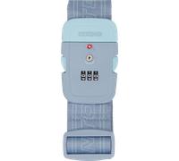 American Tourister - Gepäckgurt mit TSA-Schloss, Sicheres Kofferband für Reisen, Steinblau/Blau