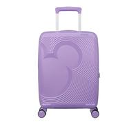 American Tourister Mickey Magic - Handgepäck Koffer 55 x 40 x 20/23 cm - Hartschalen Kabinentrolley für Ryanair, EasyJet & die meisten Airlines, 37/44 L, Lila (Mickey Soft Lilac)