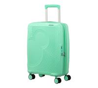 American Tourister Mickey Magic - Handgepäck Koffer 55 x 40 x 20/23 cm - Hartschalen Kabinentrolley für Ryanair, EasyJet & die meisten Airlines, 37/44 L, Grün (Mickey Jelly Mint)