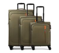 American Tourister Trolley Nitestream 3 PC Set A Olive/Orange olivgrün 77cm