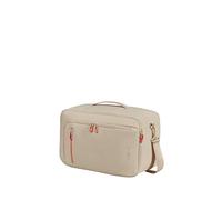 American Tourister Puffypop - Damen Untersitz Handgepäck (40 x 25 x 20 cm, 21 L, 0.70 kg) - Vielseitige 3-Way Kabinentasche, Flugzeug-Rucksack mit Laptopfach 14" - Beige