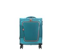 American Tourister Pulsonic - Spinner S, Erweiterbar Handgepäck, 55 cm, 40.5/43.5 L, Türkis (Stone Teal)