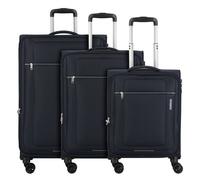 American Tourister Rampup 4 Rollen Kofferset 3-teilig blau