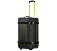 American Tourister Reisetasche mit Rollen Urban Track Duffle/Wheels M coated 84l black/lime