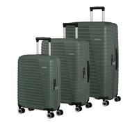 American Tourister Roadrush Trolley Set A Olive Green