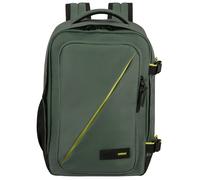 American Tourister Take2Cabin - Ryanair Kabinentasche 40 x 25 x 20 cm, 24 L, 0.40 kg, Handgepäck, Flugzeug Rucksack S Underseater, Grün (Dark Forest)