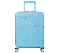 American Tourister Soundbox Spinner 55/20 TSA EXP Trolley Blueberry Fizz hellblau
