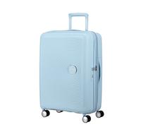 American Tourister Soundbox 67cm Koffer, vergrößerbar, hellblau
