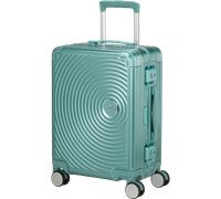 American Tourister Soundbox Alu 55cm türkis Kabinenkoffer