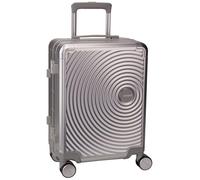 American Tourister Soundbox Alu Spinner 55/20 TSA Trolley Silver hellgrau