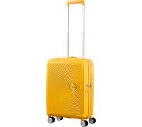 American Tourister Soundbox - Spinner S Erweiterbar Handgepäck, 55 cm, 35.5/41 L, Gelb (Golden Yellow)