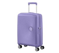 American Tourister Soundbox - Handgepäck Koffer 55 x 40 x 20/23 cm - Hartschalen Kabinentrolley für EasyJet & die meisten Airlines, Erweiterbar, 35.5/41L, Violett (Lavender)
