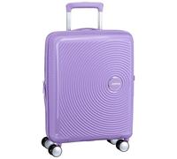 American Tourister Soundbox - Handgepäck Koffer 55 x 40 x 20/23 cm - Hartschalen Kabinentrolley für EasyJet & die meisten Airlines, Erweiterbar, 35.5/41L, Violett (Lavender)