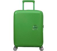 American Tourister Soundbox - Handgepäck Koffer 55 x 40 x 20/23 cm - Hartschalen Kabinentrolley für EasyJet & die meisten Airlines, Erweiterbar, 35.5/41L, Grün (Grass Green)