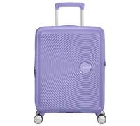 American Tourister Soundbox - Handgepäck Koffer 55 x 40 x 20/23 cm - Hartschalen Kabinentrolley für EasyJet & die meisten Airlines, Erweiterbar, 35.5/41L, Violett (Lavender)