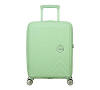 American Tourister Soundbox - Handgepäckkoffer 55 x 40 x 20/23 cm - Hartschalen-Kabinentrolley für EasyJet & die meisten Fluggesellschaften, erweiterbar, 35.5/41L, Grün (Pastel Green)