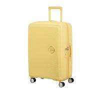 American Tourister Soundbox - Hartschalen-Koffer Mittelgroß, 67 cm - Trolley mit 4 Rollen, TSA-Schloss, erweiterbar & leicht, 71.5/81L, Gelb (Pastel Yellow)